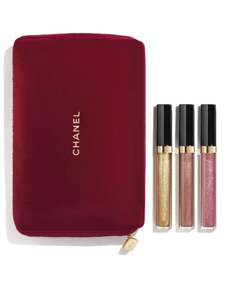 chanel lip gloss trio set|best chanel lip gloss.